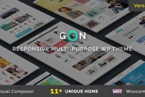 Gon v.2.5.5 响应式多功能 WordPress主题下载