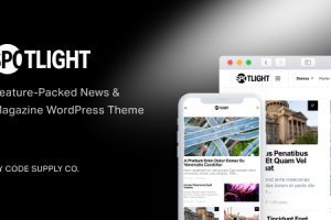 Spotlight v.1.6.9 – 功能丰富的新闻和杂志 WordPress 主题下载