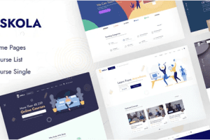 Skola v1.0.36 – LMS 在线课程 WordPress 主题下载
