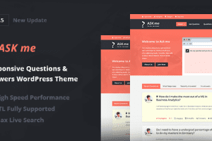 Ask Me v.7.0.1 – 响应式问答WordPress 主题下载