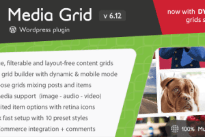 Media Grid v9.5.1 – WordPress 响应式组合布局设计插件 下载