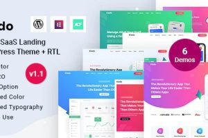 Kiedo v.2.1 – App & SaaS Landing WordPress 主题下载