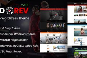 VidoRev v2.9.9.9.9.9.7 – 电影视频 WordPress 主题下载
