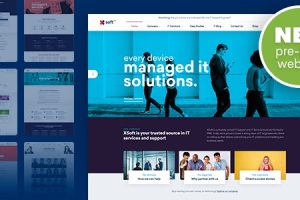 Nanosoft v1.3.0 – IT解决方案和服务公司的WP主题下载