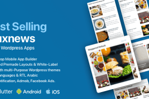FluxNews v5.2.0 — 适用于 WordPress 的 Flutter 移动应用源码下载