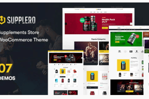 Supplero Nulled v1.6.3 – 健身功能补给商店 WooCommerce 主题下载
