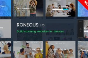 Roneous v.2.1.7 创意多用途 WordPress 主题下载