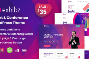 Exhibz v3.0.8 – 活动会议 WordPress主题下载