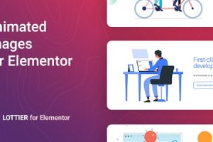 Lottier Nulled v.1.1.8 Elementor 的 Lottie 动画图像插件下载