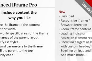 Advanced iFrame Pro  v2026.2 – WordPress插件破解版下载