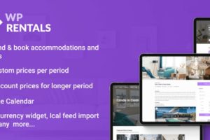 WP Rentals v3.13.1 – WordPress 房间预订模板下载