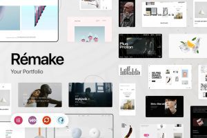 Remake v.1.2.0 – Minimalist Portfolio WordPress 主题下载