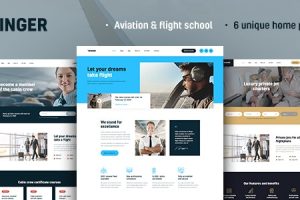 Winger v1.0.17 – 航空与飞行学校 WordPress 主题下载