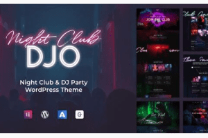 DJO Nulled v1.0.8 – 夜总会和 DJ WordPress 主题下载