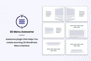 Stunning 3D Off Canvas Menu v1.0.5 3D菜单插件下载