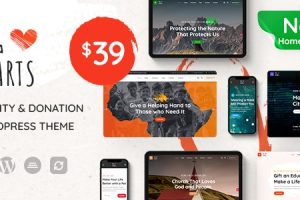 BigHearts v.3.1.18 – 慈善与捐赠 WordPress 主题破解下载