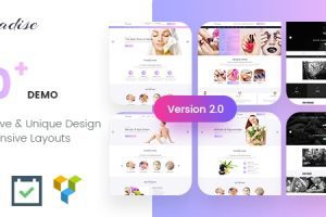 Paradise v5.0 – 多功能水疗和美容 WordPress 主题下载