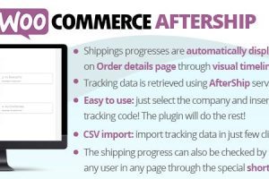 WooCommerce AfterShip CodeCanyon v9.4 WooCommerce 物流追踪插件下载