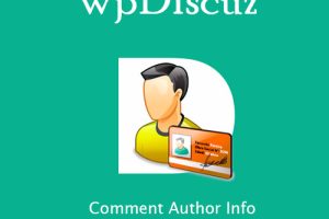 WpDiscuz Comment Author Info v.7.1.1  插件下载