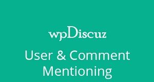 WpDiscuz User & Comment Mentioning v7.2.1 插件下载