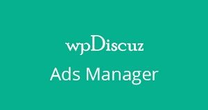 wpDiscuz – Ads Manager v.7.1.1 插件下载