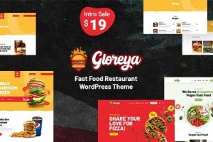 Gloreya v2.0.10 – 快餐WordPress主题下载