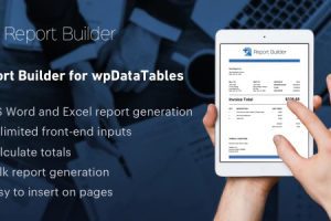 Report Builder for wpDataTables v2.3 报表插件破解版下载