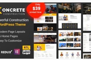 Koncrete v.2.0.9 – 建筑建筑WordPress主题下载