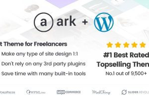 The Ark v1.74.0 为自由职业者制作的 WordPress 主题下载