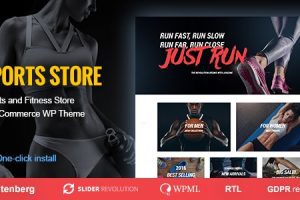 Sports Store v1.1.3– 运动服装和健身器材商店 WP 主题下载