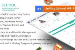 School Management System for WordPress v.93.2.0 学校管理系统插件下载