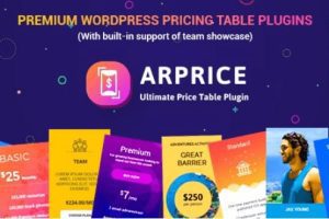 ARPrice v4.2.2 – WordPress定价表样式设计插件下载