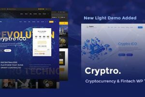 Cryptro v.1.5.0 – 加密货币，区块链，比特币和金融技术WP主题免费下载