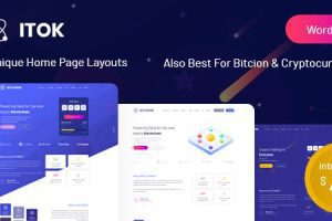 ITok v.1.1.26 –ICO 和加密货币 WordPress 主题下载