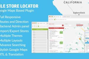 Store Locator (Google Maps) For WordPress v5.2.4 谷歌地图插件破解版下载