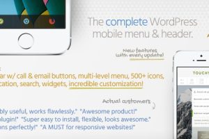 Touchy v5.0.0 – WordPress 移动菜单插件下载