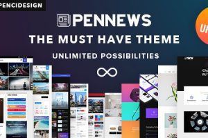 PenNews v6.7.4 – 新闻杂志业务组合登陆AMP WordPress主题下载