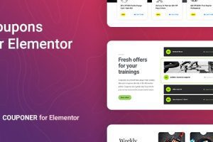 Couponer v1.1.8 – Elementor 优惠券插件下载