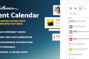 Stachethemes Event Calendar v5.4.1 – WordPress 活动日历插件下载