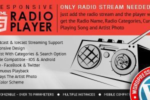 Radio Player Shoutcast & Icecast v4.4.9 广播播放器插件下载