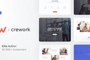 Crework v1.1.9 共享办公和创意空间 WordPress 主题下载