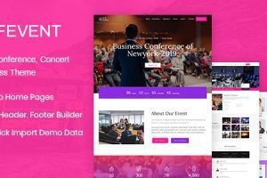 Lifevent v.1.1.1– 会议WordPress主题下载