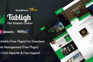 Tabligh v1.6 – 伊斯兰学院和清真寺 WordPress 主题下载