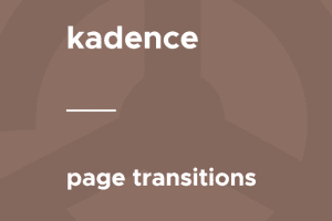 Kadence – Page Transitions 1.0.7