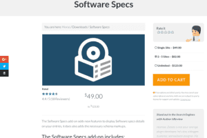 WP Rich Snippets Software Specs Addon 1.1
