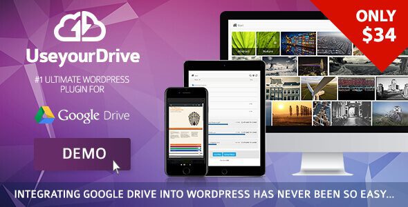 WP Cloud Plugin Use-your-Drive (Google Drive) v3.5.2.1 谷歌云集成插件下载