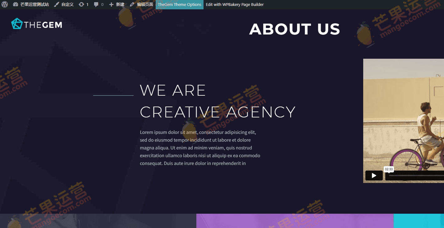 TheGem 创意多用途高性能 WordPress 主题破解版下载