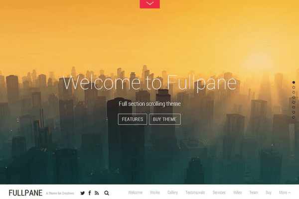 Themify Fullpane WordPress Theme v7.7.0 主题下载