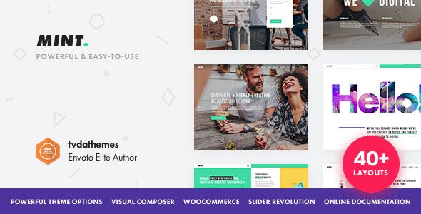 Mint v2.1.1 创意多用途WordPress主题下载