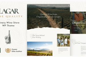 Lagar Nulled v43 – 葡萄酒商店WordPress主题下载
